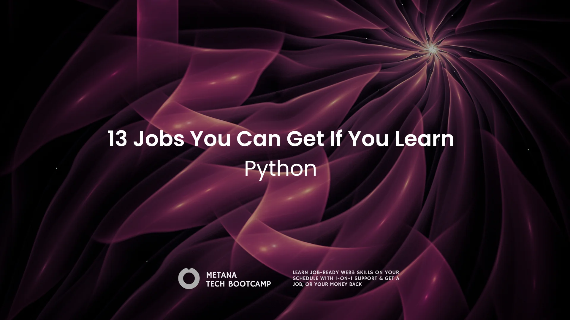 jobs you can get if you learn python