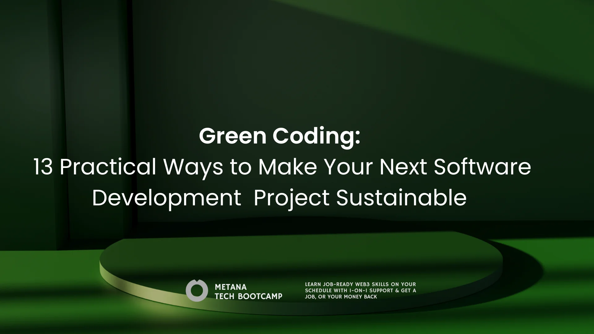 Green Coding for sustainable Software development project