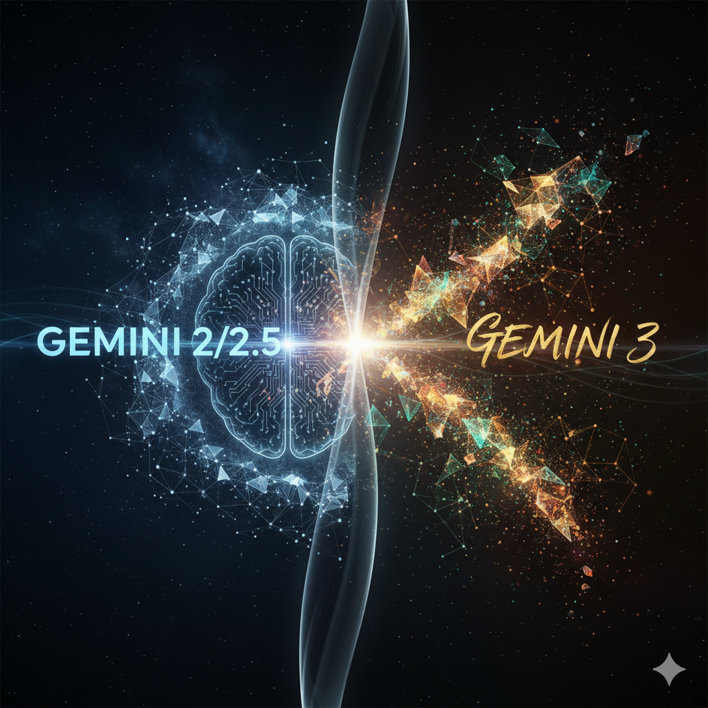 Gemini 2/2.5 vs Gemini 3